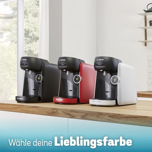 Tassimo Finesse TAS1104 – Capsule Machine, IntensityBoost, über 70 Getränke, 1400W, Weiss/Schwarz