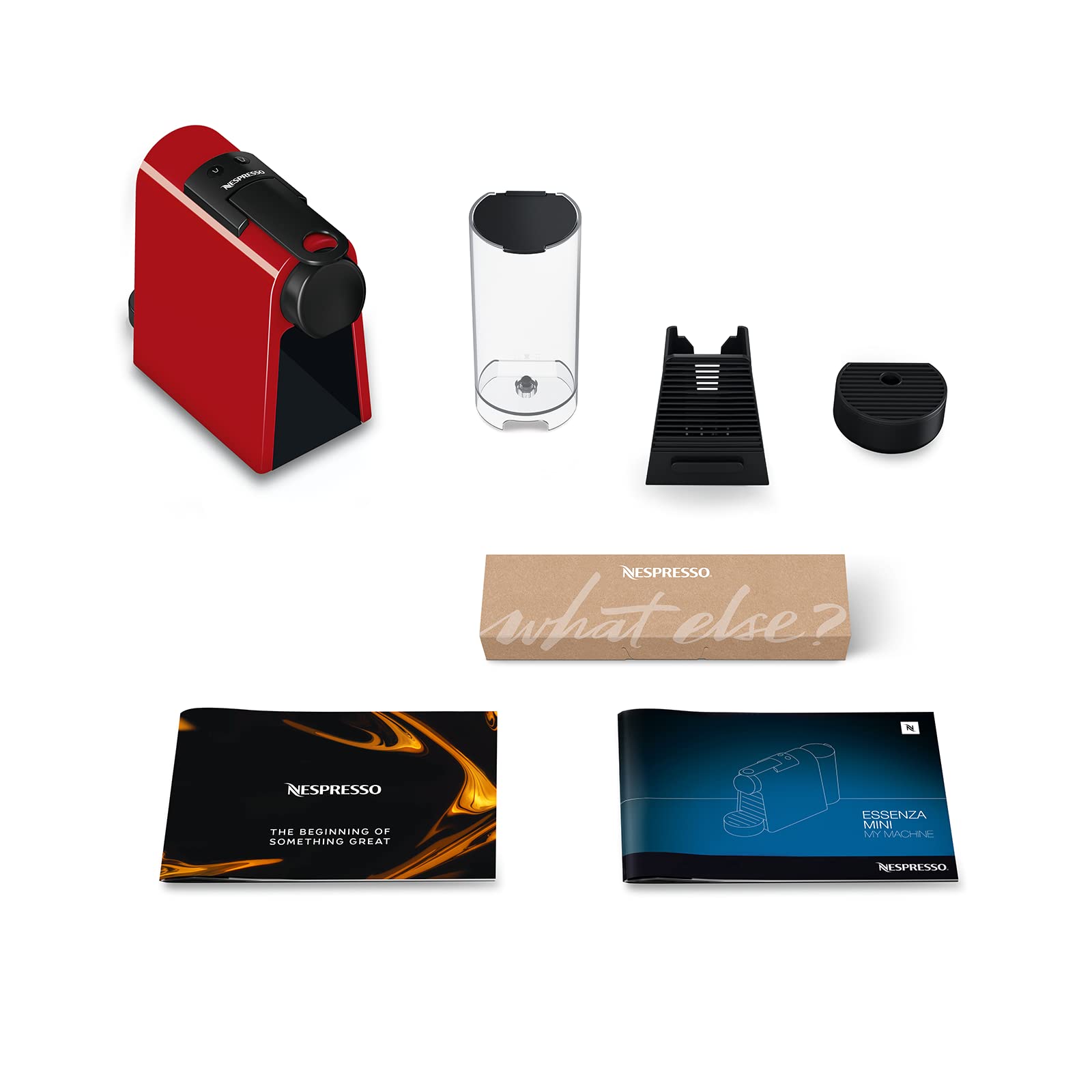 Essenza Mini EN85.R – Capsule Machine, 19 Bar, Rot