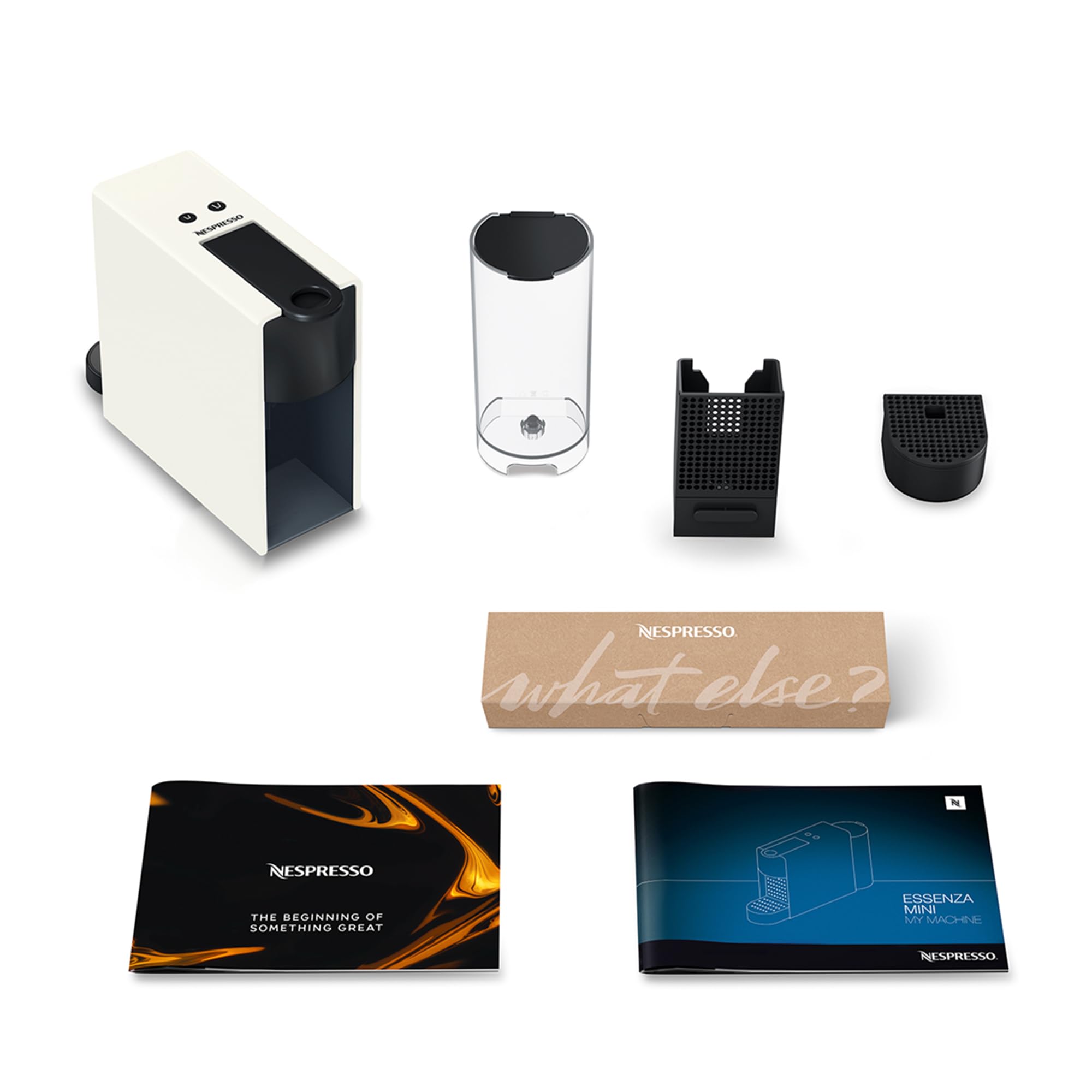 Essenza Mini XN1101 – Capsule Machine, 19 Bar, Ultrakompakt, Pure White