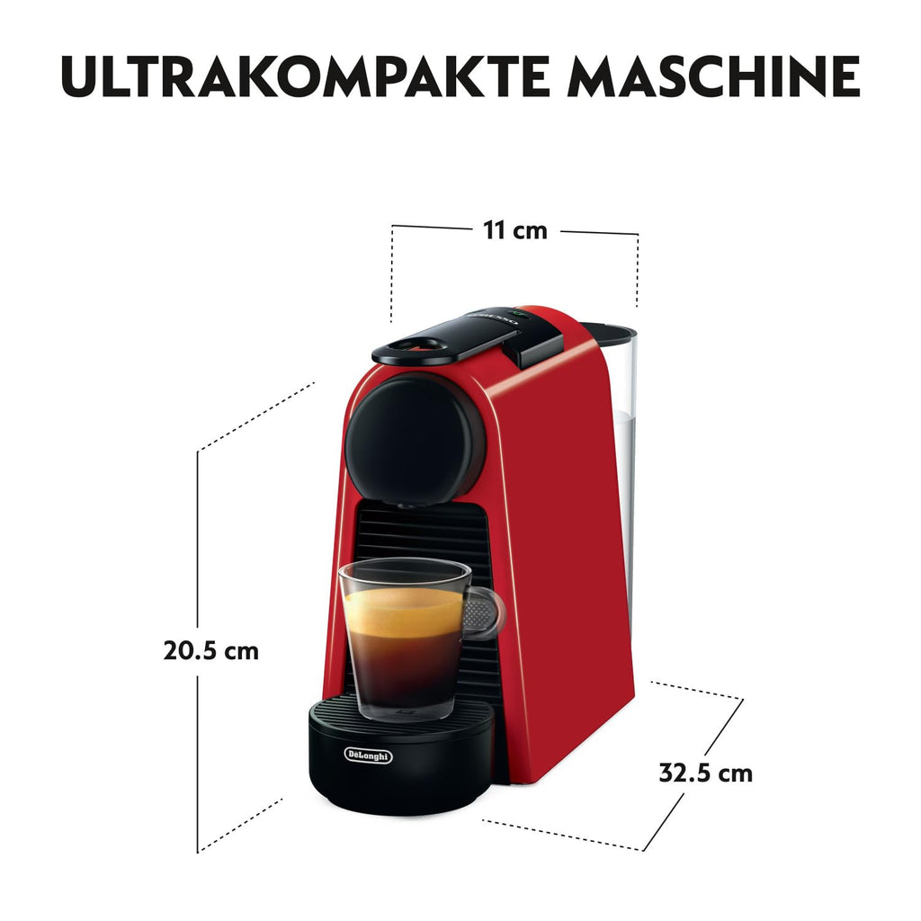 Essenza Mini EN85.R – Capsule Machine, 19 Bar, Rot