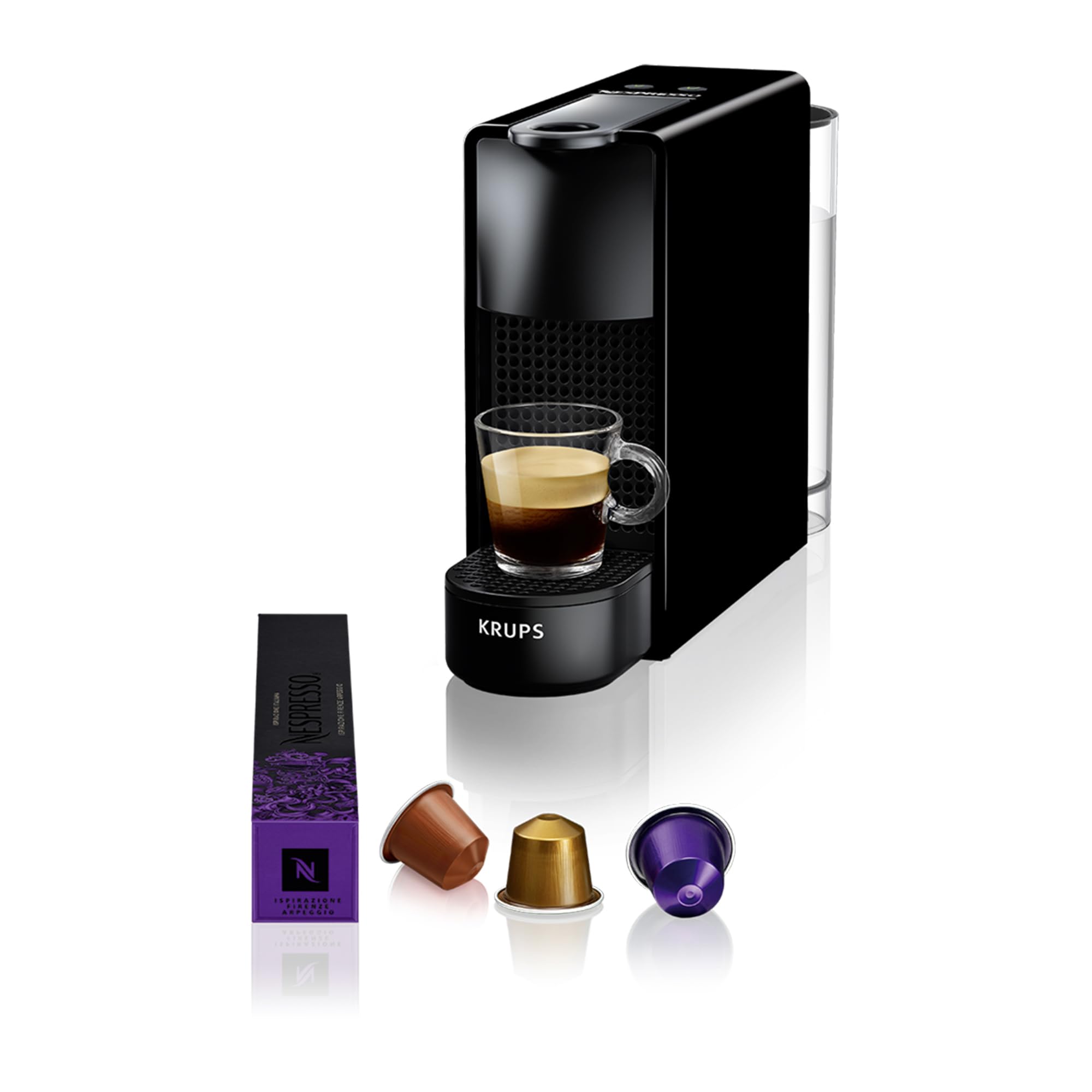 Essenza Mini XN1108 – Capsule Machine, 19 Bar, Energieklasse A, Schwarz