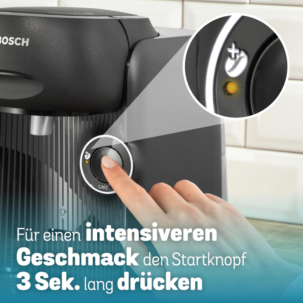 Tassimo Finesse TAS162E – Capsule Machine mit IntensityBoost, über 70 Getränke, 1400W, Schwarz