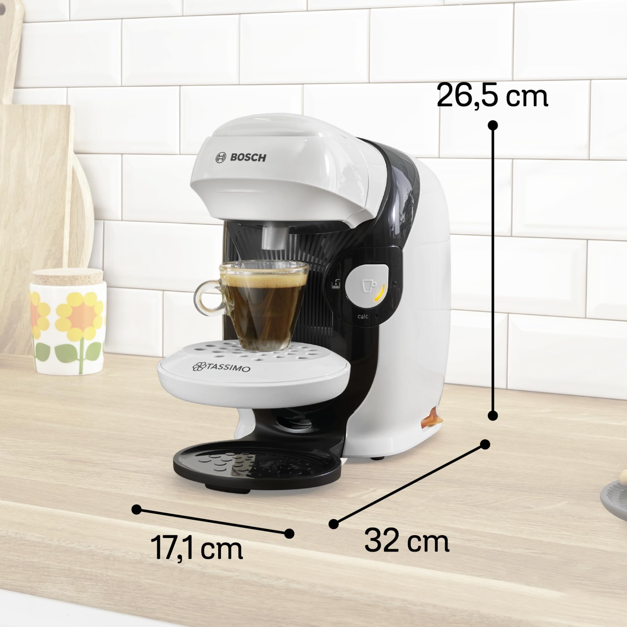 Tassimo Style TAS1104 – Capsule Machine, über 70 Getränke, INTELLIBREW™, 1400W, Weiss