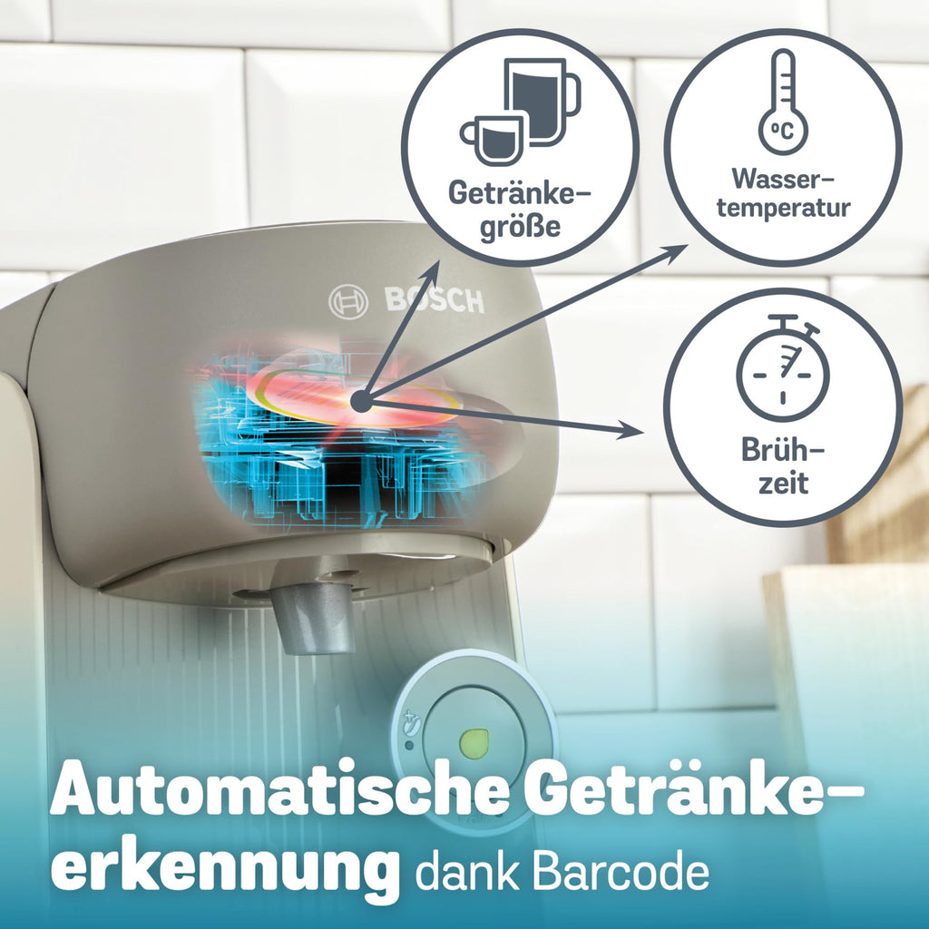 Tassimo Finesse TAS167P – Capsule Machine mit IntensityBoost, über 70 Getränke, 1400W, Creme