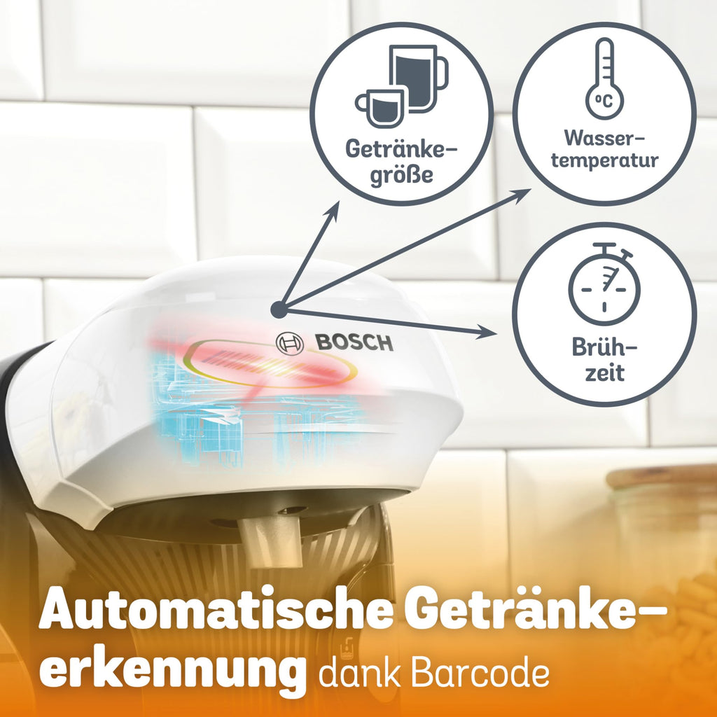 Tassimo Style TAS1104 – Capsule Machine, über 70 Getränke, INTELLIBREW™, 1400W, Weiss