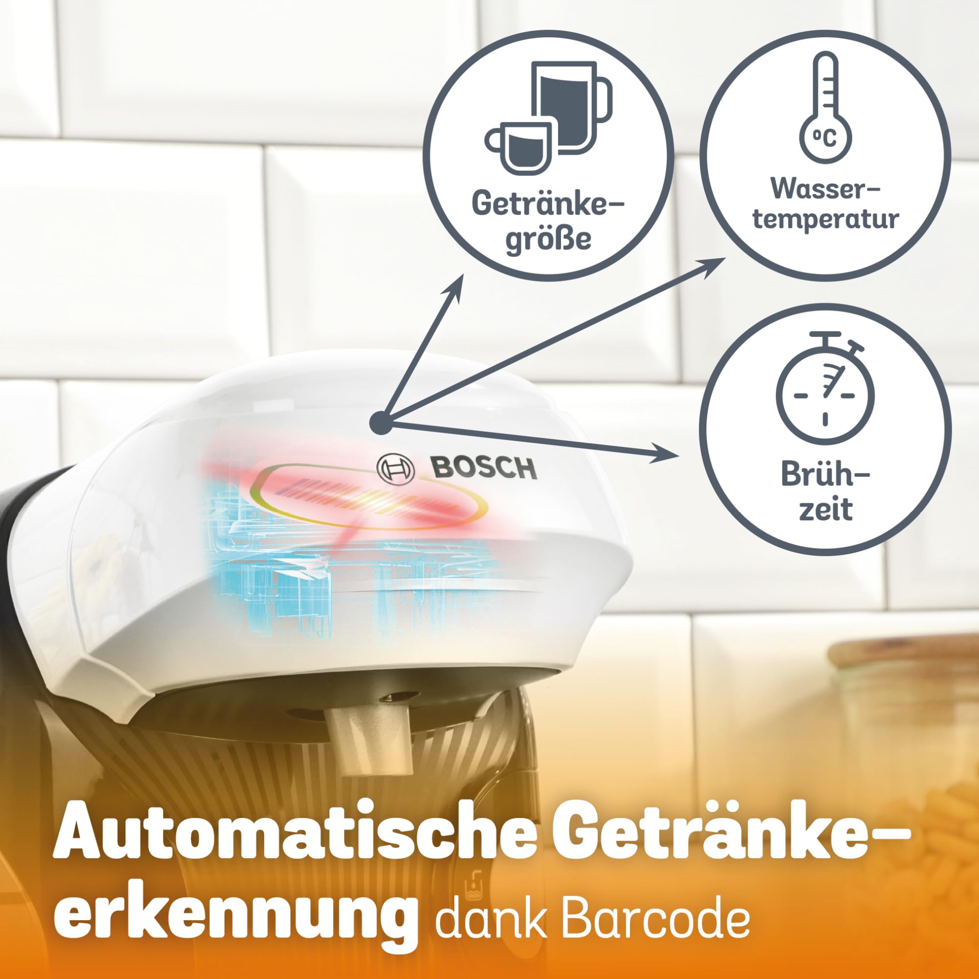 Tassimo Style TAS1104 – Capsule Machine, über 70 Getränke, INTELLIBREW™, 1400W, Weiss