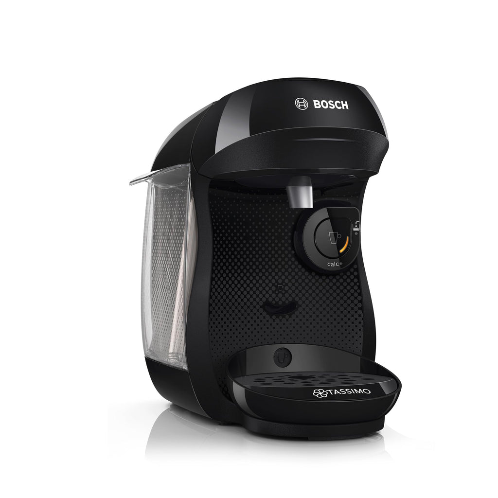 Tassimo Happy TAS1002 – Capsule Machine, über 70 Getränke, INTELLIBREW™, 1400W, Schwarz