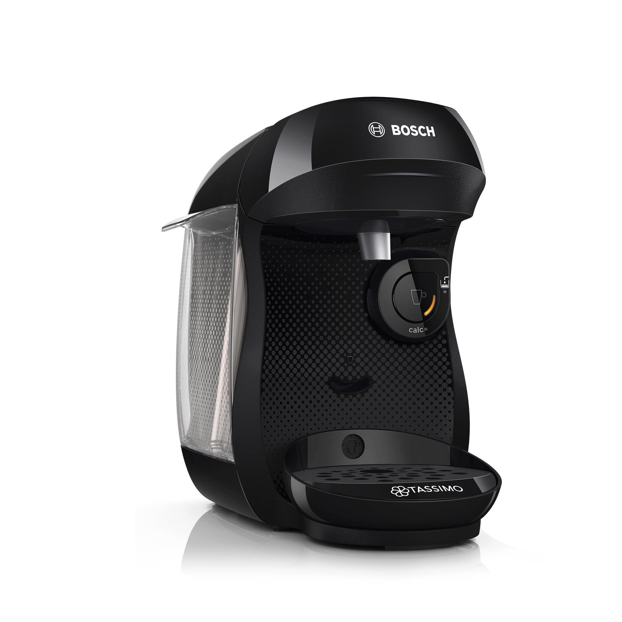 Tassimo Happy TAS1002 – Capsule Machine, über 70 Getränke, INTELLIBREW™, 1400W, Schwarz