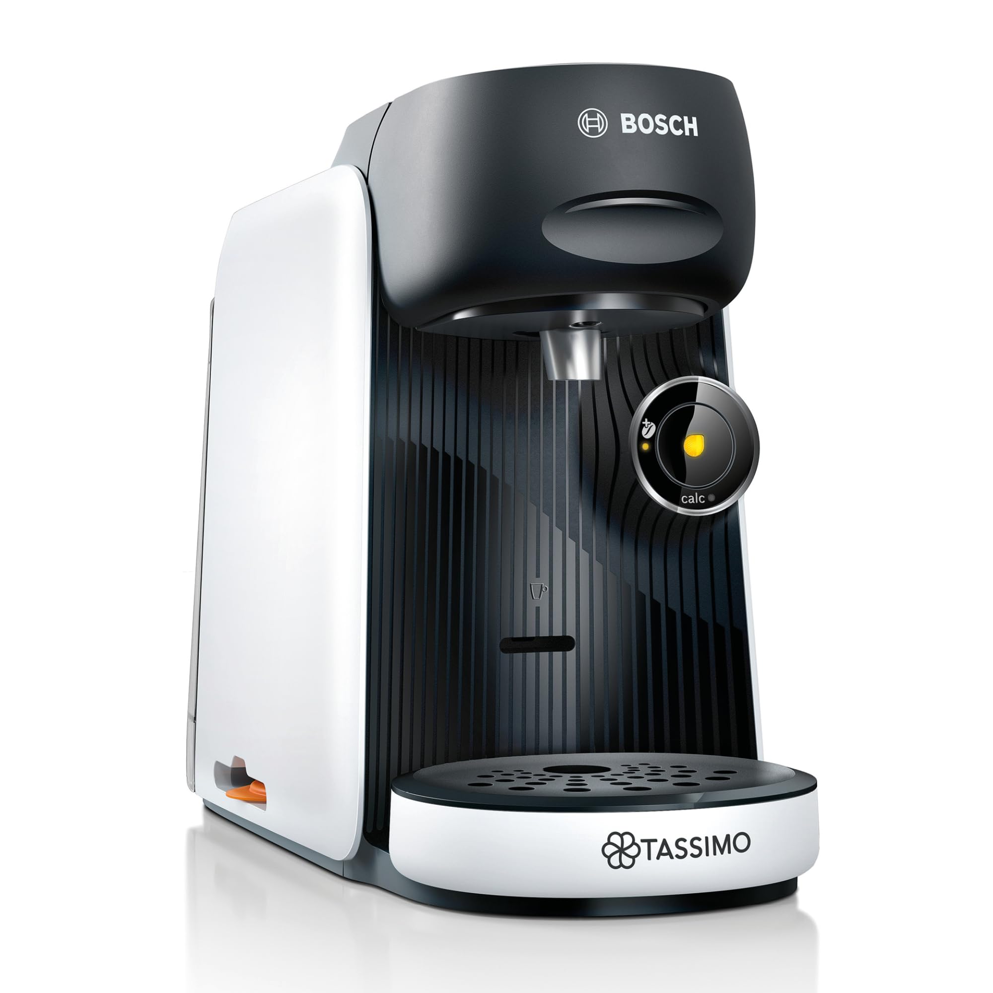 Tassimo Finesse TAS1104 – Capsule Machine, IntensityBoost, über 70 Getränke, 1400W, Weiss/Schwarz