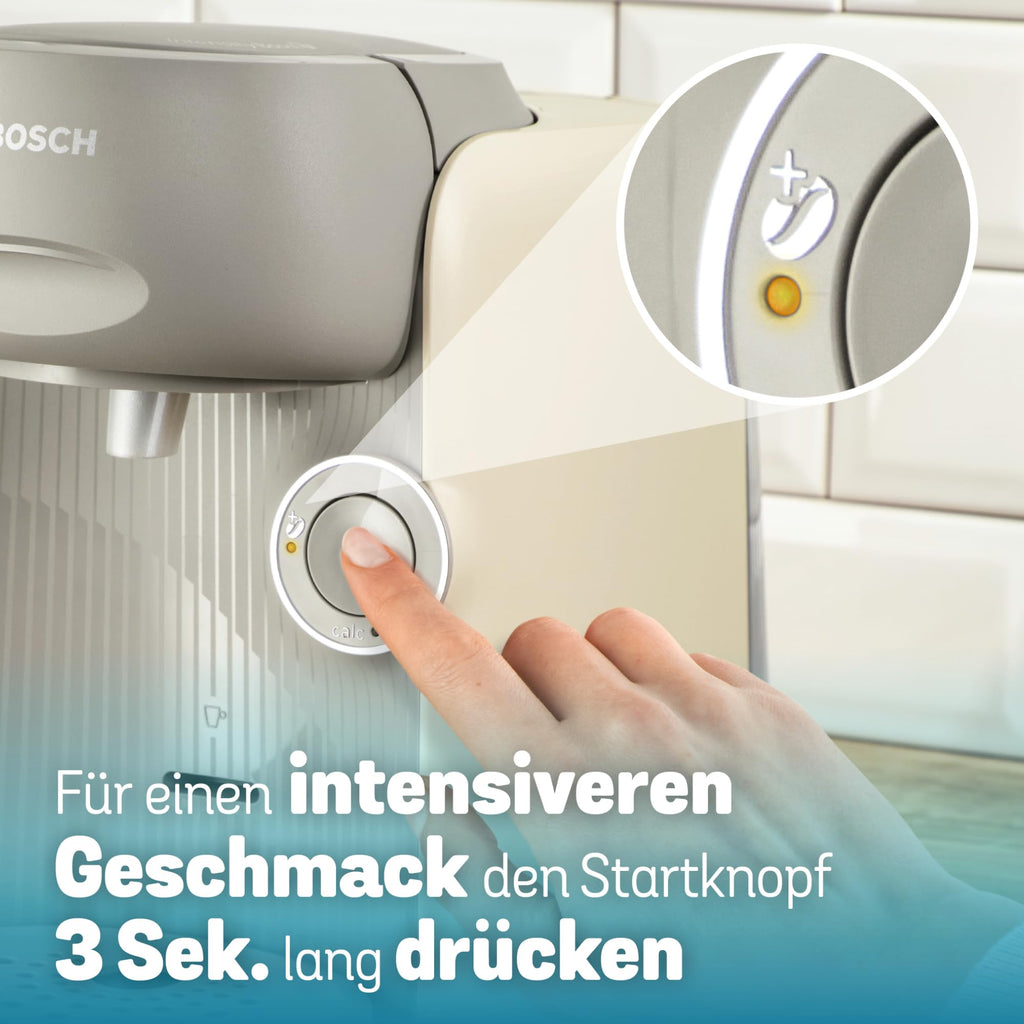 Tassimo Finesse TAS167P – Capsule Machine mit IntensityBoost, über 70 Getränke, 1400W, Creme
