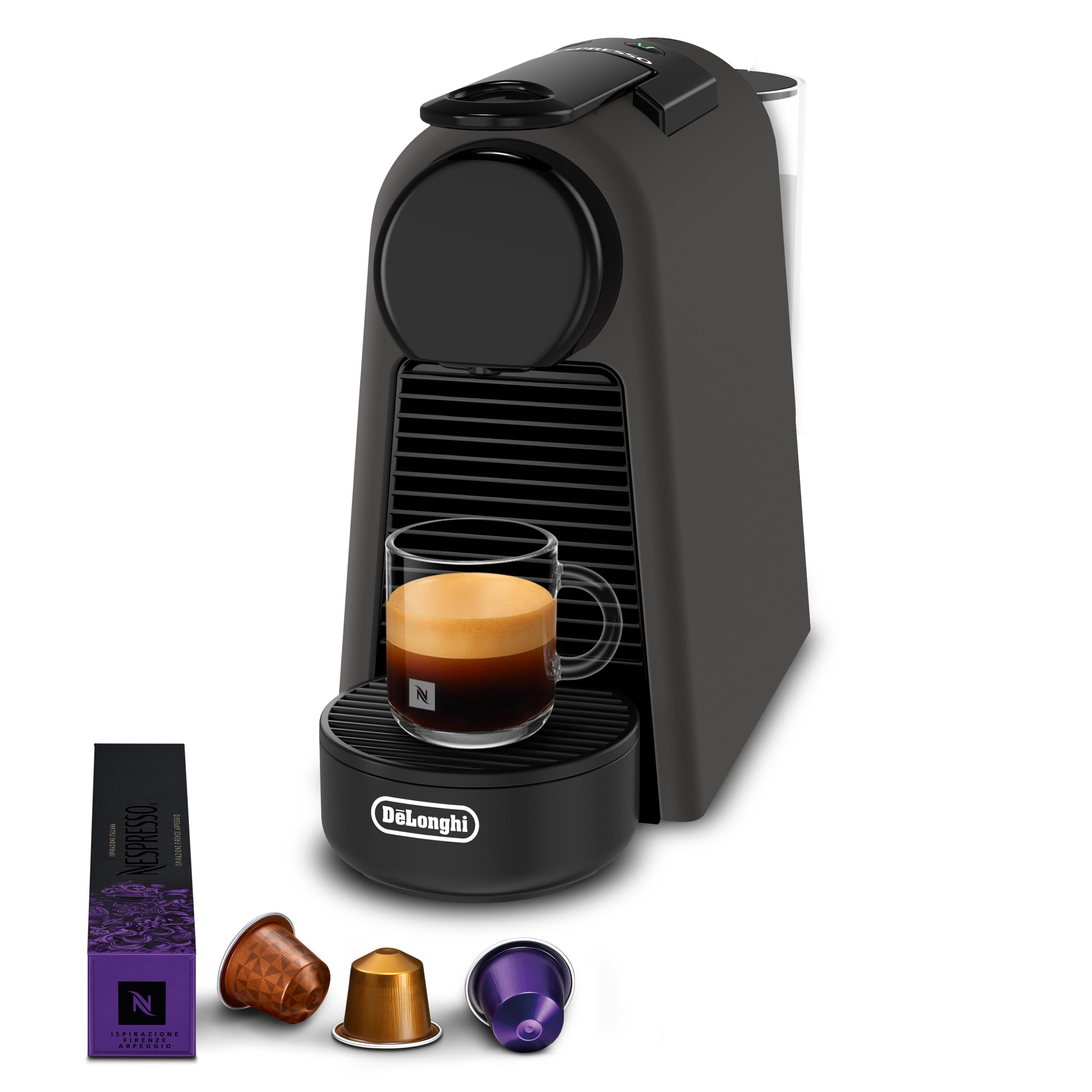 Essenza Mini EN85.BKMT – Capsule Machine, 19 Bar, Mattschwarz