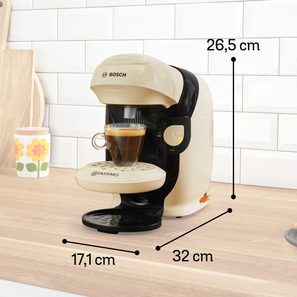 Tassimo Style TAS1107 – Capsule Machine, über 70 Getränke, INTELLIBREW™, 1400W, Creme
