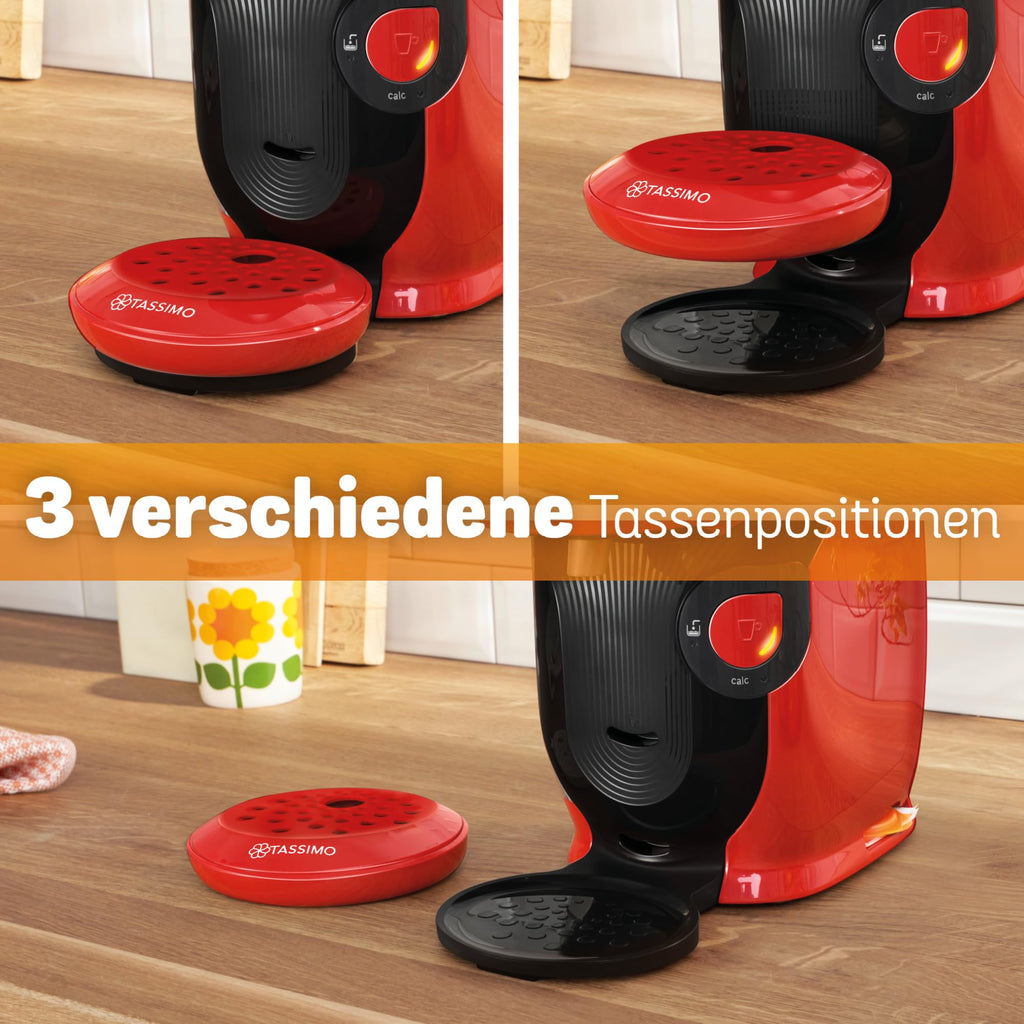 Tassimo Style TAS1103 – Capsule Machine, über 70 Getränke, INTELLIBREW™, 1400W, Rot
