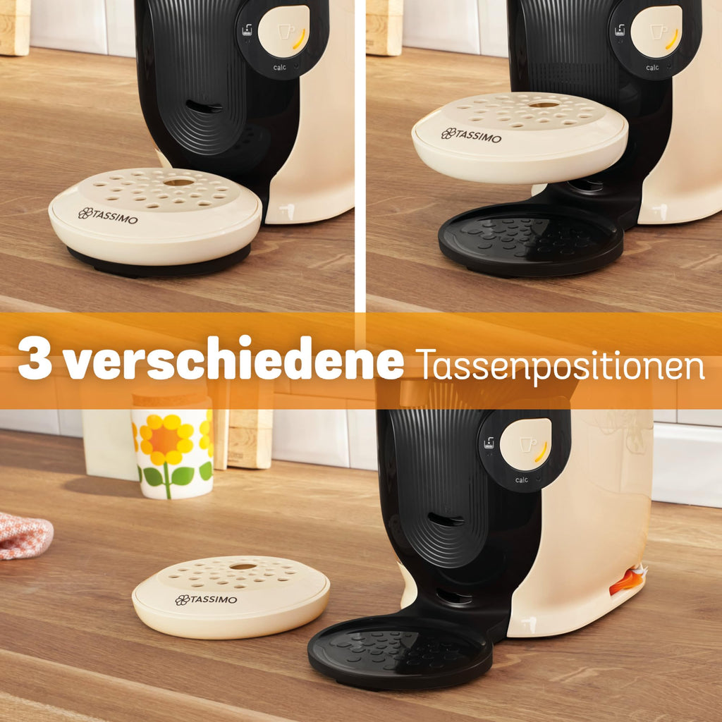 Tassimo Style TAS1107 – Capsule Machine, über 70 Getränke, INTELLIBREW™, 1400W, Creme