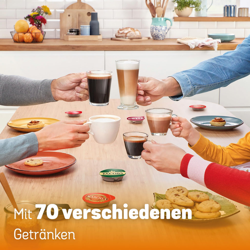 Tassimo Style TAS1103 – Capsule Machine, über 70 Getränke, INTELLIBREW™, 1400W, Rot
